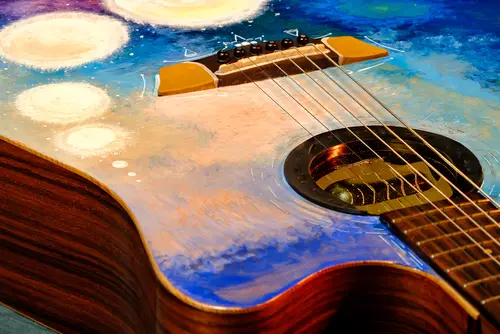 How to Paint a Guitar with Acrylic